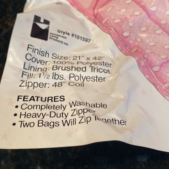 Vintage 1990s Sleepy-Time for Toddlers, Sleeping Bag - Picture 7 of 7